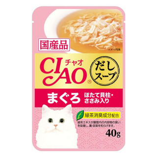 Ciao Soup Chicken Fillet with Vitamin E & Green Tea Grain-Free 40g Cat Wet Food