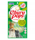 Inaba Churu Pops with Vitamin E & Green Tea Grain-Free 15g x 4 Tubes Cat Treats