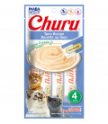 Inaba Churu with Vitamin E & Green Tea Grain-Free 14g x 4 Tubes Cat Treats