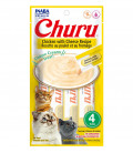 Inaba Churu with Vitamin E & Green Tea Grain-Free 14g x 4 Tubes Cat Treats