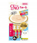 Ciao Churu with Vitamin E & Green Tea Grain-Free 14g x 4 Cat Treats