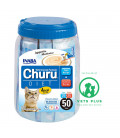 Inaba Churu Veterinarian Formula Jar with Vitamin E & Green Tea Grain-Free 14g x 50 Tubes Cat Treats