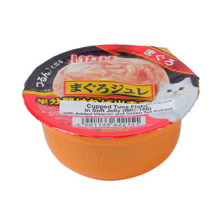 Inaba Cupped in Soft Jelly with Vitamin E & Green Tea Grain-Free 65g Cat Wet Food