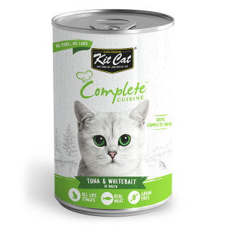Kit Cat Complete Cuisine Tuna & Whitebait in Broth Grain-Free 150g Cat Wet Food