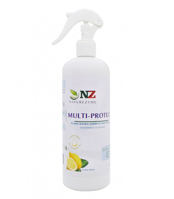 Naturezyme Multi-Protect Citrus Fresh 500ml Plant-Based Disinfectant Spray