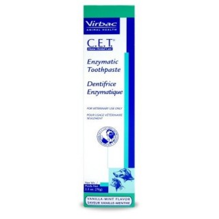 Virbac CET Enzymatic Toothpaste Vanilla-Mint Flavor 70g for Dogs & Cats