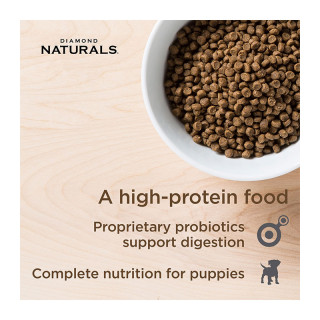 Diamond Naturals Small & Medium Breed Puppy Formula Rich in Chicken & Rice Dog Dry Food