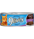 9 Lives Hearty Cuts with Real Beef in Gravy 156g Cat Wet Food