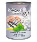 Feline Gourmet Sardine & Mackerel with Chicken 400g Cat Wet Food