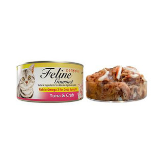 Feline Gourmet Tuna and Crab 80g Cat Wet Food