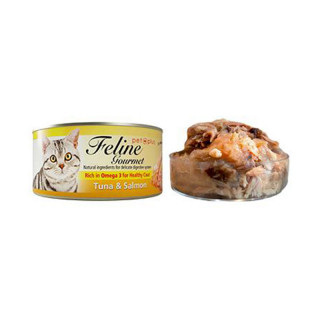 Feline Gourmet Tuna and Salmon 80g Cat Wet Food