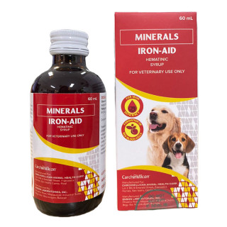 Iron Aid Minerals 60ml Hematinic Syrup for Dogs and Cats