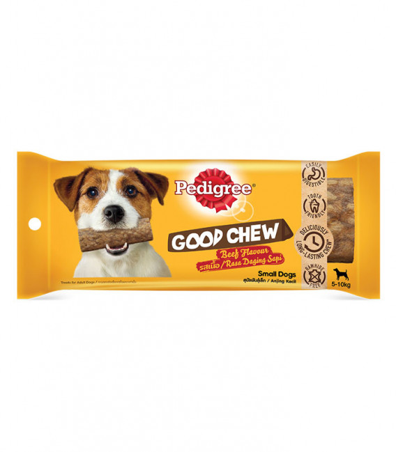 Pedigree Good Chew Beef Flavor for Small Dogs (5-10kg) 53g Dog Treats