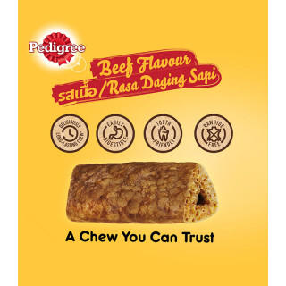 Pedigree Good Chew Beef Flavor for Large Dogs (25kg+) 138g Dog Treats