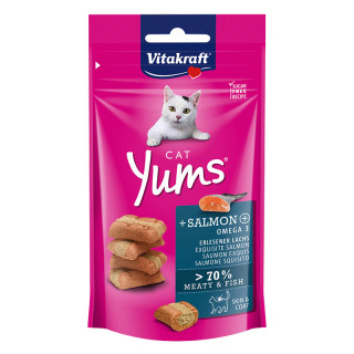 Vitakraft Cat Yums Salmon & Omega 3 40g Cat Treats