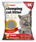 Simple Unscented with Activated Charcoal Clumping Cat Litter