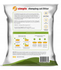 Simple Lemongrass Clumping Cat Litter 10L (8kg)