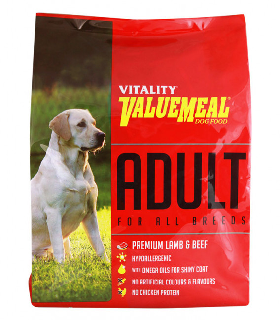 Vitality ValueMeal Adult for all Breeds Lamb & Beef Dog Dry Food