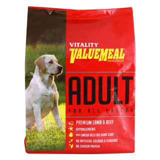 Vitality ValueMeal Adult for all Breeds Lamb & Beef Dog Dry Food