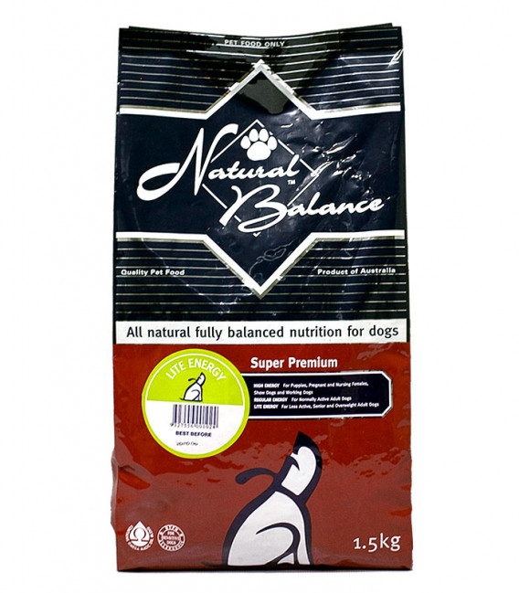 Natural Balance Super Premium Lite Energy Lamb & Rice Dog Dry Food