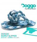 Doggo Ropey Slipper Blue Dog Toy