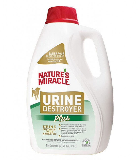 Nature's Miracle Dog Urine Destroyer Plus 1gal Pour Bottle