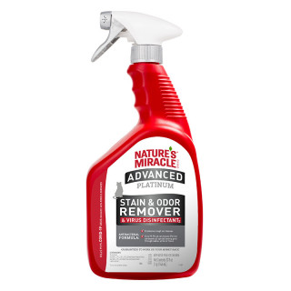 Nature's Miracle Advanced Platinum Cat Stain & Odor Remover with Virus Disinfectant 946ml Spray