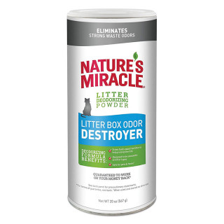 Nature's Miracle Litter Box Odor Destroyer 567g Cat Litter Deodorizing Powder