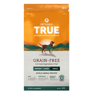 Petchola True Medium/Large Adult Grain-Free Dog Dry Food