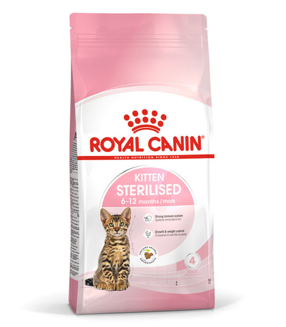 Royal Canin Feline Health Nutrition Sterilised Kitten Dry Food