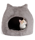 Best Friends by Sheri Meow Hut Fur Pet Bed