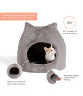 Best Friends by Sheri Meow Hut Fur Pet Bed