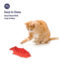 Petstages Fishie Fun Feed Mat Pink Cat Slow Feeder
