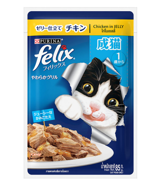 Purina Felix Chicken in Jelly 85g Cat Wet Food