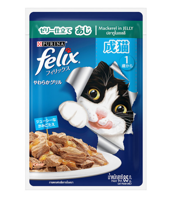 Purina Felix Mackerel in Jelly 85g Cat Wet Food