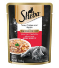 Sheba Tuna, Chicken & Bonito 70g Cat Wet Food