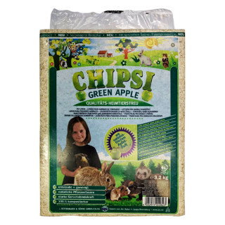 Chipsi GREEN APPLE 3.2kg Small Pet Bedding