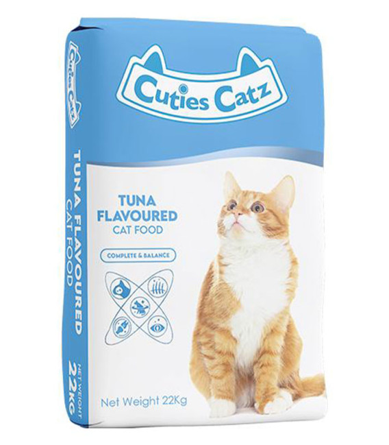 Cuties Catz Tuna Flavor 22kg Cat Dry Food