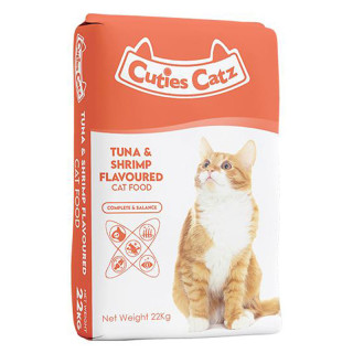 Cuties Catz Tuna & Shrimp Flavor 22kg Cat Dry Food
