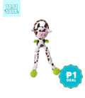 Petstages Charming Pet Thunda Tugga Leggy Cow Dog Toy
