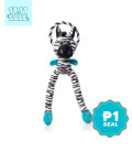 Petstages Charming Pet Thunda Tugga Leggy Zebra Dog Toy