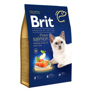 Brit Premium by Nature Adult Salmon 8kg Cat Dry Food