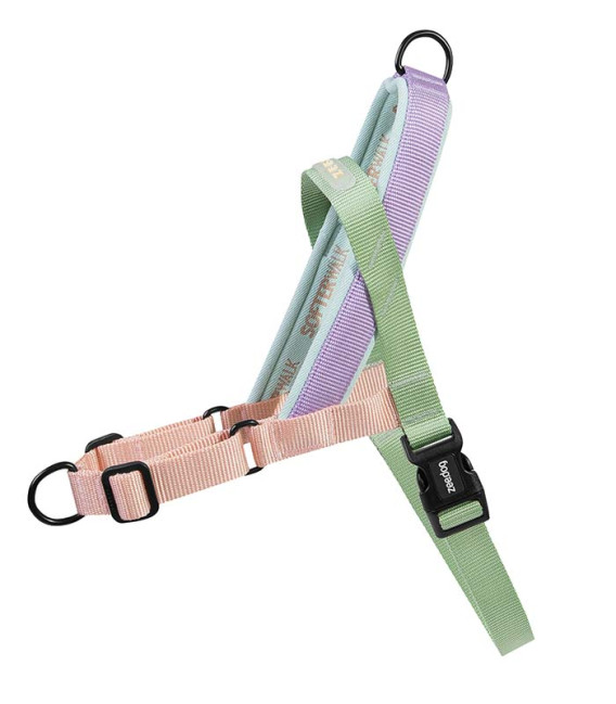 LIMITED EDITION Zee.Dog No-Pull Softer-Walk Peach Dog Harness