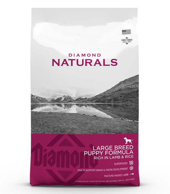Diamond Naturals Large Breed Puppy Formula Lamb & Rice Dog Dry Food
