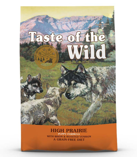 Taste of the Wild High Prairie with Roasted Bison and Roasted Venison Grain-Free Puppy Dry Food