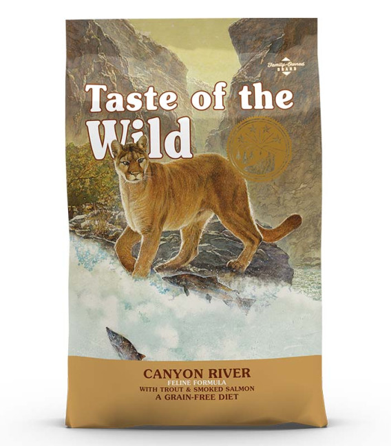 Taste of the Wild Canyon River with Trout and Smoked Salmon Grain-Free Cat Dry Food