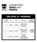 Zee.Dog Neopro Weatherproof Black Dog H-Harness