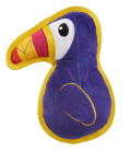 Outward Hound Xtreme Seamz Toucan Purple Dog Toy