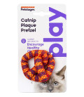Petstages Catnip Plaque Away Pretzel Cat Chew Toy