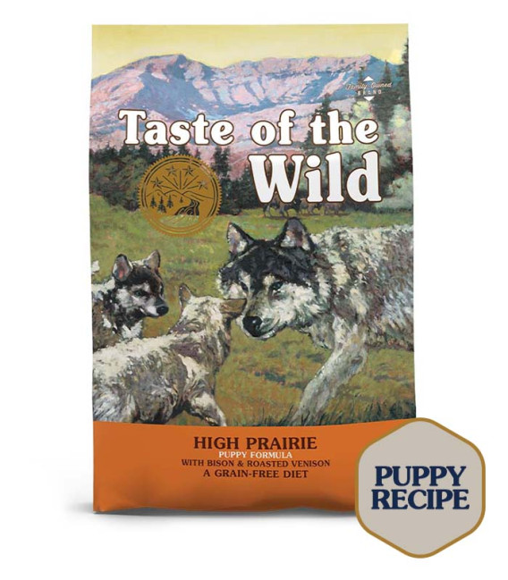 DISCOUNTED Taste of the Wild High Prairie with Roasted Bison and Roasted Venison Grain-Free Puppy Dry Food
